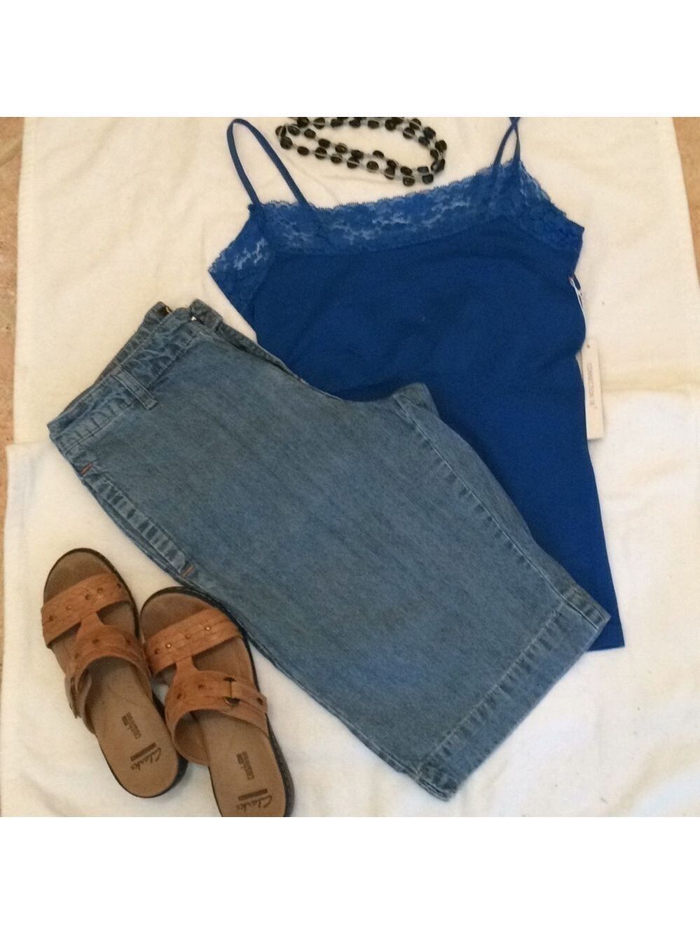 RAFAELLA Denim Bermuda shorts tailored Bermuda shorts light wash